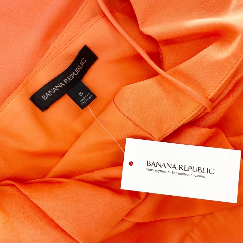 Banana Republic Coral Dream Night Out Dress NWT - Picture 10 of 11